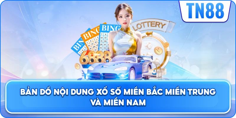 Bản Đồ Nội Dung Xổ Số Miền Bắc, Miền Trung Và Miền Nam