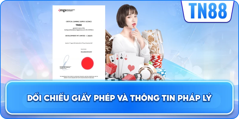 Đối Chiếu Giấy Phép Và Thông Tin Pháp Lý
