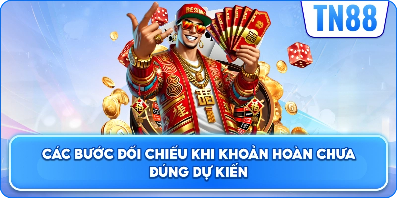 Các Bước Đối Chiếu Khi Khoản Hoàn Trả Chưa Đúng Dự Kiến