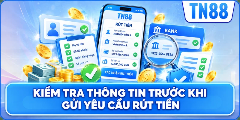 Kiểm Tra Thông Tin Trước Khi Gửi Yêu Cầu Rút Tiền
