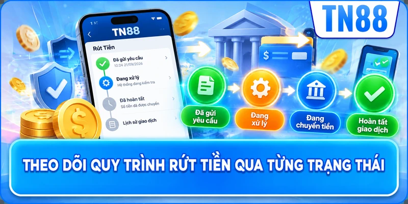 Theo Dõi Quy Trình Rút Tiền Qua Từng Trạng Thái